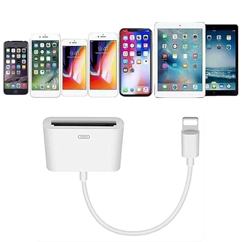 Apple Lightning to 30 Pin Adapter,MFi Certified Pin Male to 30 Pin Female  Connector Converter with iPhone Li - Main Image