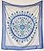 Birsppy Aeiniwer Mandala Hippie Tapestries Bohemian Blue Sunflower Psychedelic Tapestry Dorm Decor Wall Hanging 84.6X92.5INCH