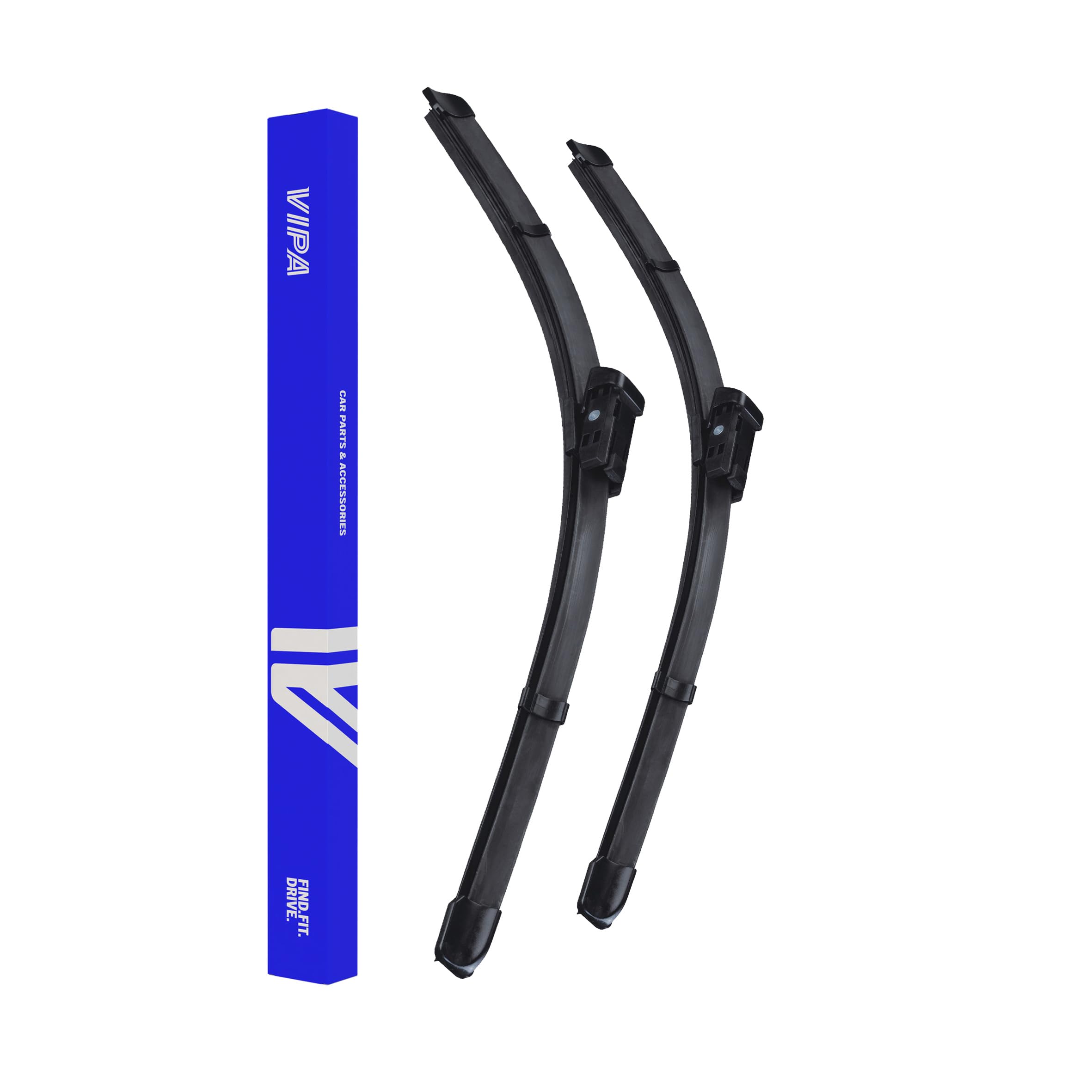 Vipa Car Parts Premium Wiper Blade Kit | Fits: VW GOLF MK7 Hatchback (Oct 2012 to Nov 2020) | All-Weather Performance | Durable, Streak-Free Windshield Wipers | Easy Installation