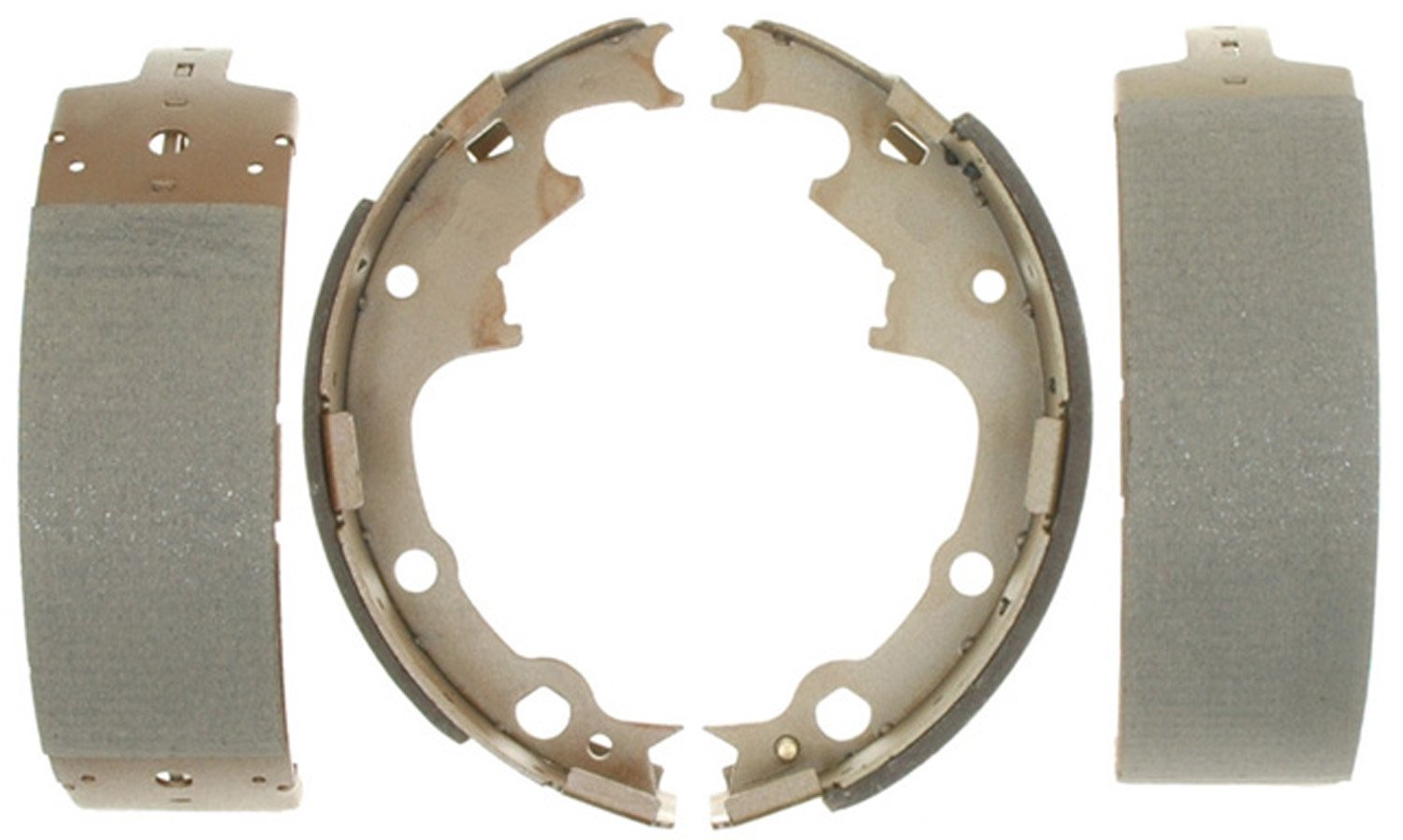 ACDelco 14538B Advantage Bonded Rear Brake Shoe Set Brake Shoes Parking