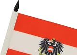 AZ FLAG Austria Table Flag 4x6 in 10x15 cm Eagle Coat of Arms view 5