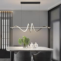 Modern Led Chandeliers for Dining Room, Dimmable