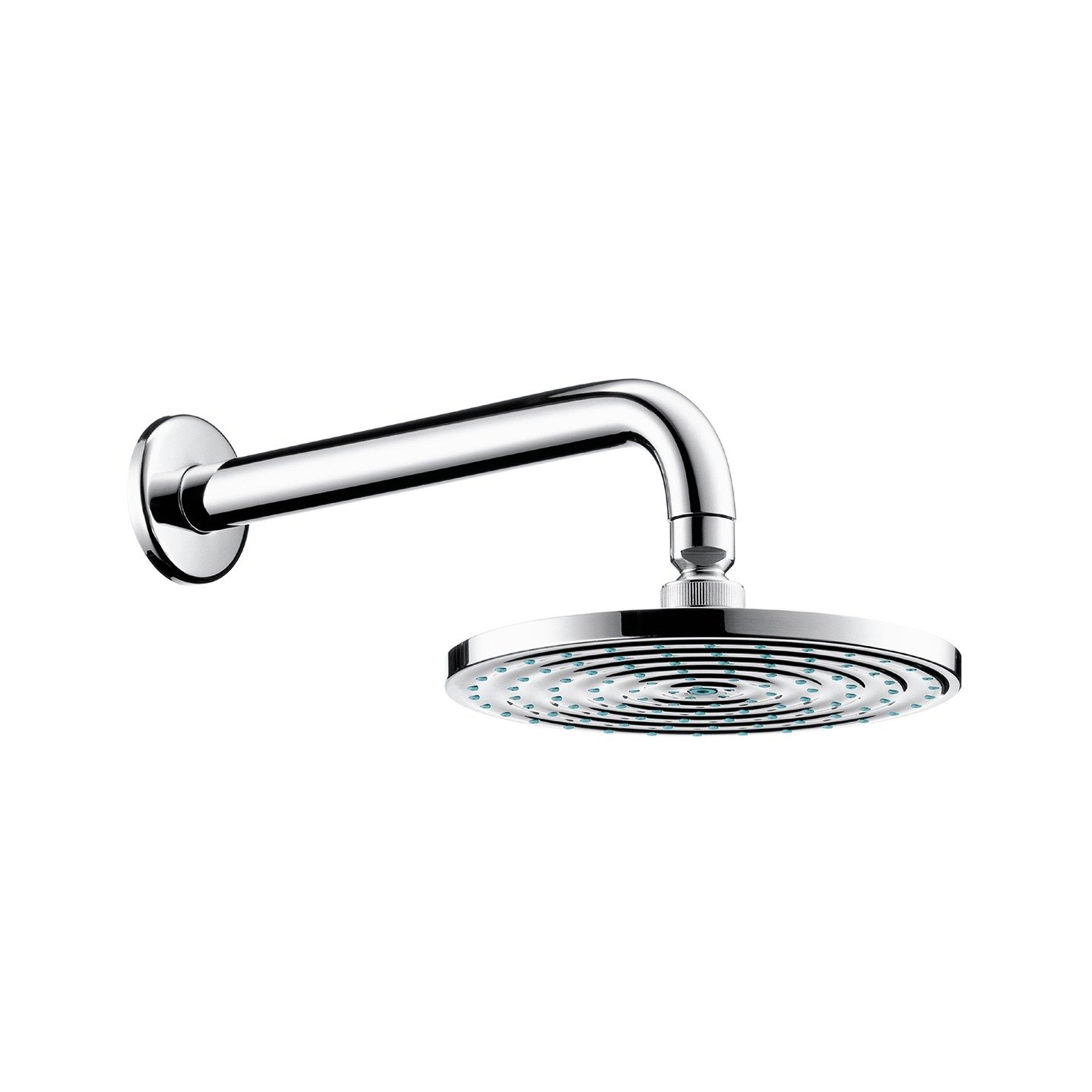 hansgrohe Raindance S 180 Overhead Shower with Shower Arm, 1 Spray, chrome