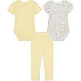 Calvin Klein baby-girls 2 Bodysuits and Pant Set