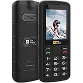 AGM M9 Rugged Feature Phone, 4G Basic Cell Phone, Simple Mobile Phones, IP68 & IP69K Waterproof, Drop-Proof, Large Buttons, L