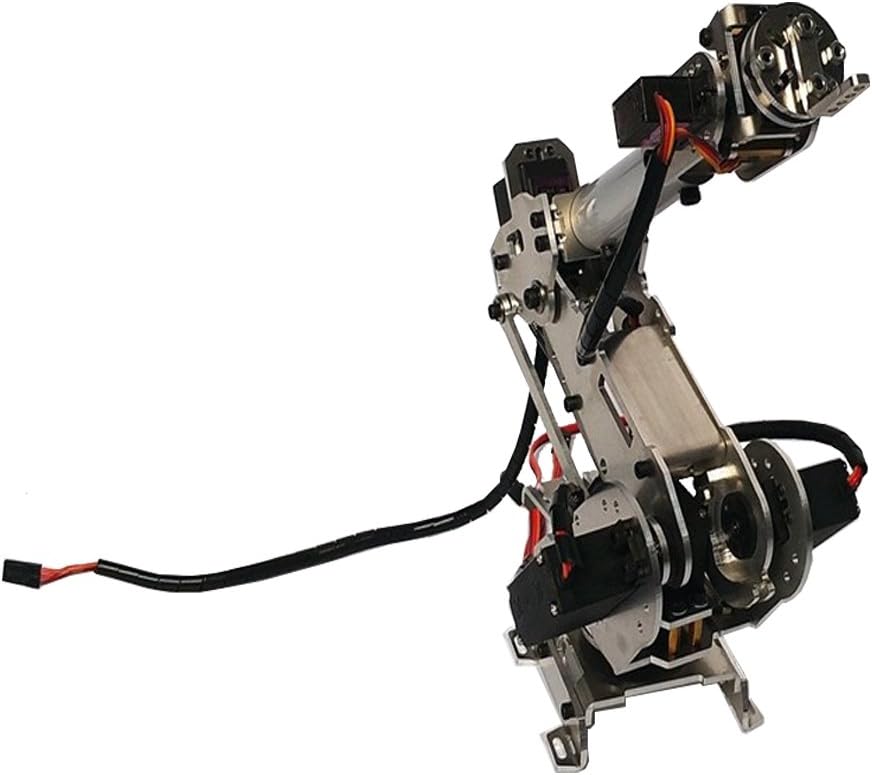 6 DOF Robotics Arm RC Robot Arm Clamp Set DIY Control Palletizing Robot Arm Model for Arduino UNO Claw With Servos