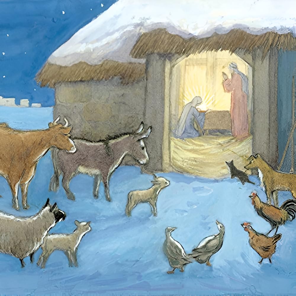 Museums & Galleries Pack of 8 Artistic Charity Christmas Cards (MG-288918-XAE) - 8 Traditional Cards From The Nativity by Molly Brett - 8 Cards of 1 Design