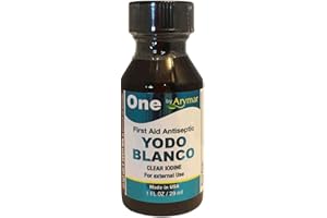 Arymar YODO Blanco Decolorized Iodine - 1 Fl Oz - for Minor Cuts, Scrapes, and Burns