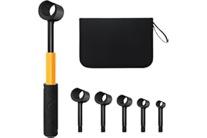 HYFICO Door Hinge Adjustment Tool for Residential and Commercial, Upgraded 5 in 1 Hinge Gap Adjusting Wrench for Door Quick and Efficient Solutions, User-Friendly Adjustments, Durable Heavy-Duty Construction