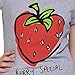 Romastory Women's Cute Print Short Sleeve T-shirts Juniors Casual Tops Tee Shirts