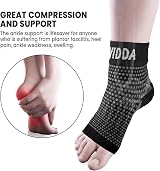 AVIDDA 2 Pack Ankle Support Brace Men Women XL Black view 5