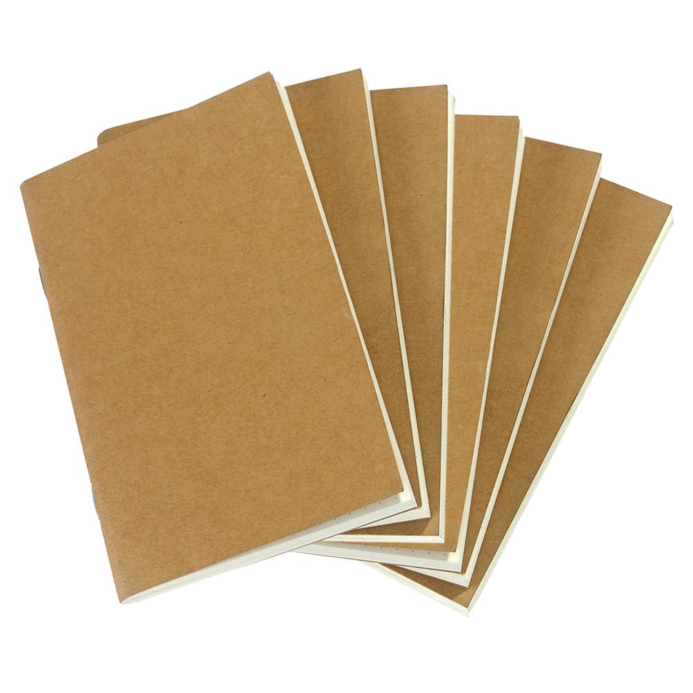 Photo 1 of Dotted Notebook Journal, Pocket 3.5 x 5.5 Memo Book - Thick Dot Grid Paper - Total 192 Sheets / 384 Pages