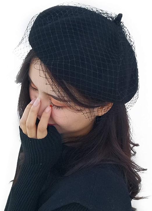 beanie hat with netting