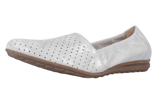 GABOR comfort – Damen Slipper – Weiß Schuhe in Übergrößen