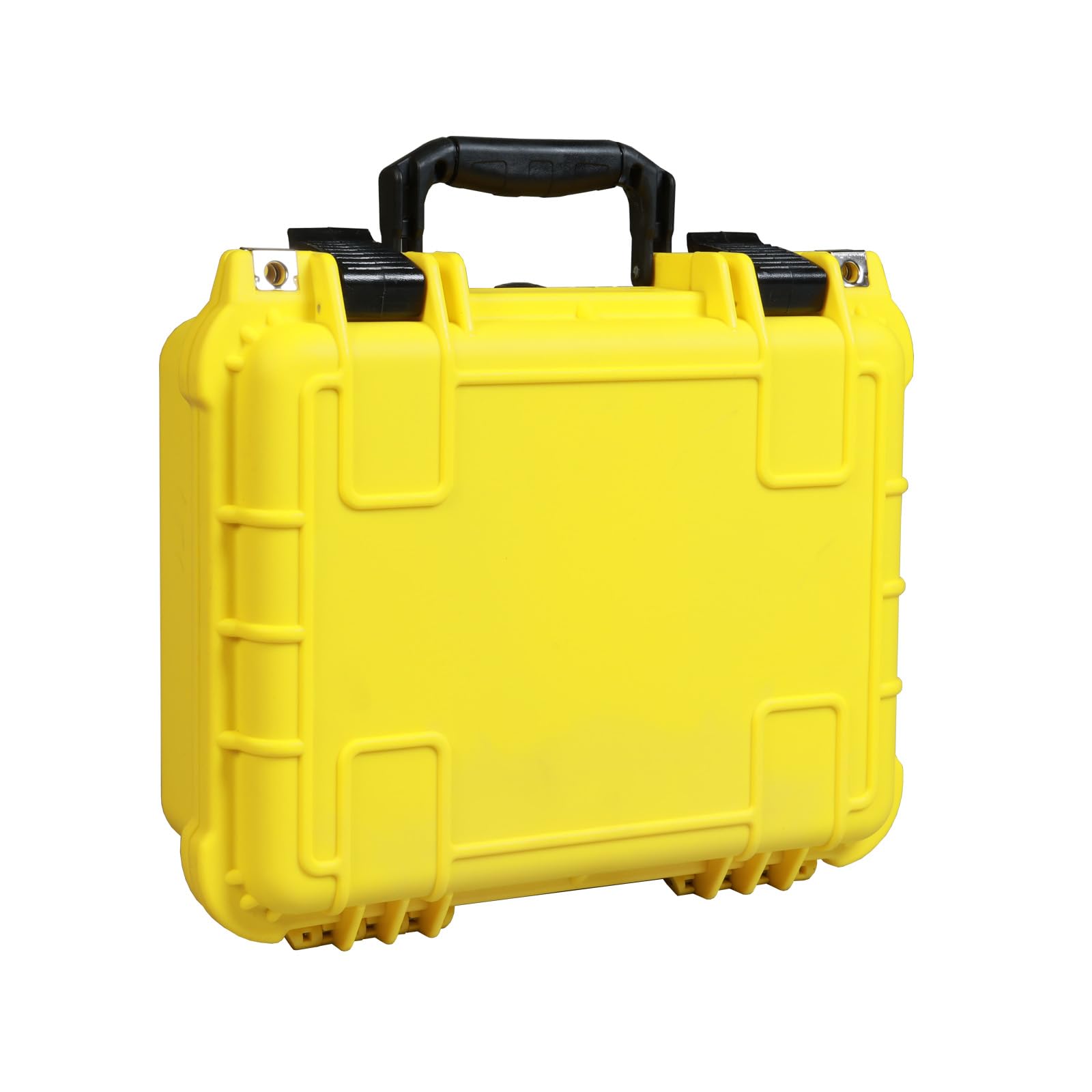 Photo 1 of Jack Boss 14x 11.5x 6 Inch Hard Case, Portable Weather Waterproof Protective Camera Case with Customizable Foam, Fit Use of Drones, Camera, Equipments, Yellow