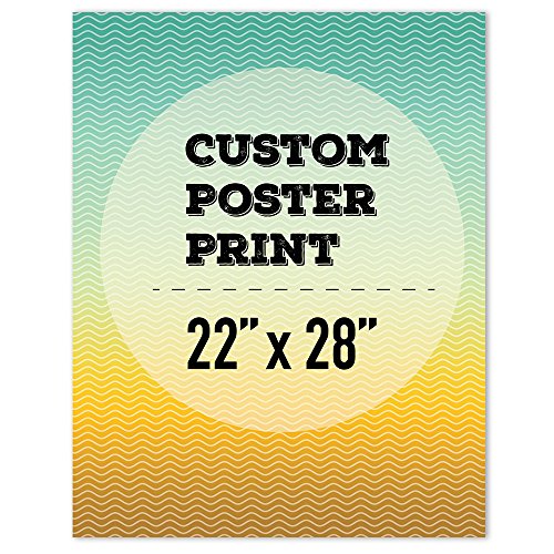 Custom Poster Print Create Your Own Movie Poster Personalized Gloss Paper Poster ()