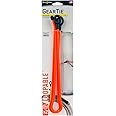 Nite Ize Gear Tie Loopable, The Original Reusable Rubber Twist Tie With Sturdy Integrated Loop, 24-Inch, Bright Orange, 2 Pack, Made in the USA