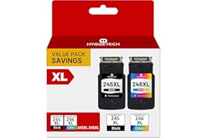 245XL 246XL Ink Cartridges Compatible for Canon Printer Ink 245 246 XL 243 244 XL Compatible with Canon Pixma TR4520 TR4527 M