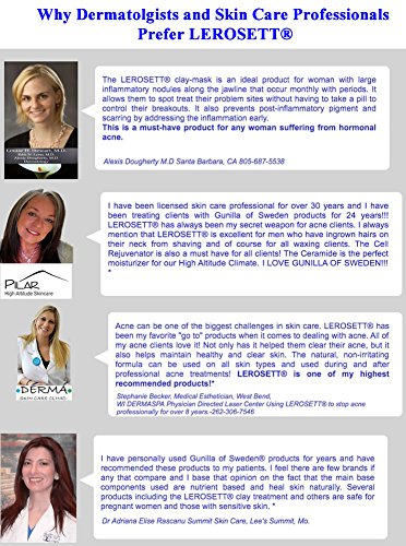 LEROSETT Purifying (ClearSkin) Face Wash 6.7 oz-Based on Nutrient Rich Organic Aloe