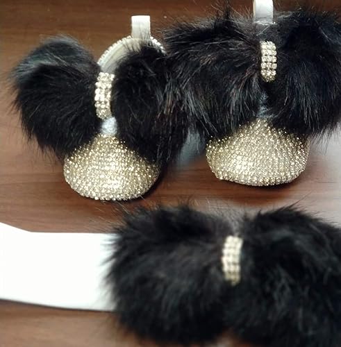 christening shoes and headband