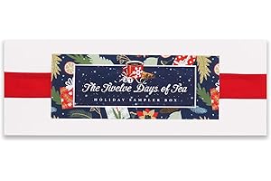 LA TEA DAH 12 Days of Christmas Tea Sampler | Gourmet Tea Gift Set with Holiday Tea Bags in Fun Christmas Packaging | Twelve Flavors of Assorted Tea | Teachers Gifts for Christmas