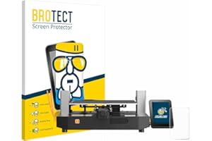 brotect Glass Screen Protector Film compatible with Anycubic Kobra 3 - Glass-Foil 9H Protection [Scratch Resistant, High Clar