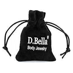 D.Bella 8PCS 16G Surgical Steel Nose Septum