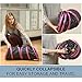 Prosper Pet Cat Tunnel - Collapsible 3 Way Play Toy - Tube Fun for Rabbits, Kittens, and Dogs - Aqua