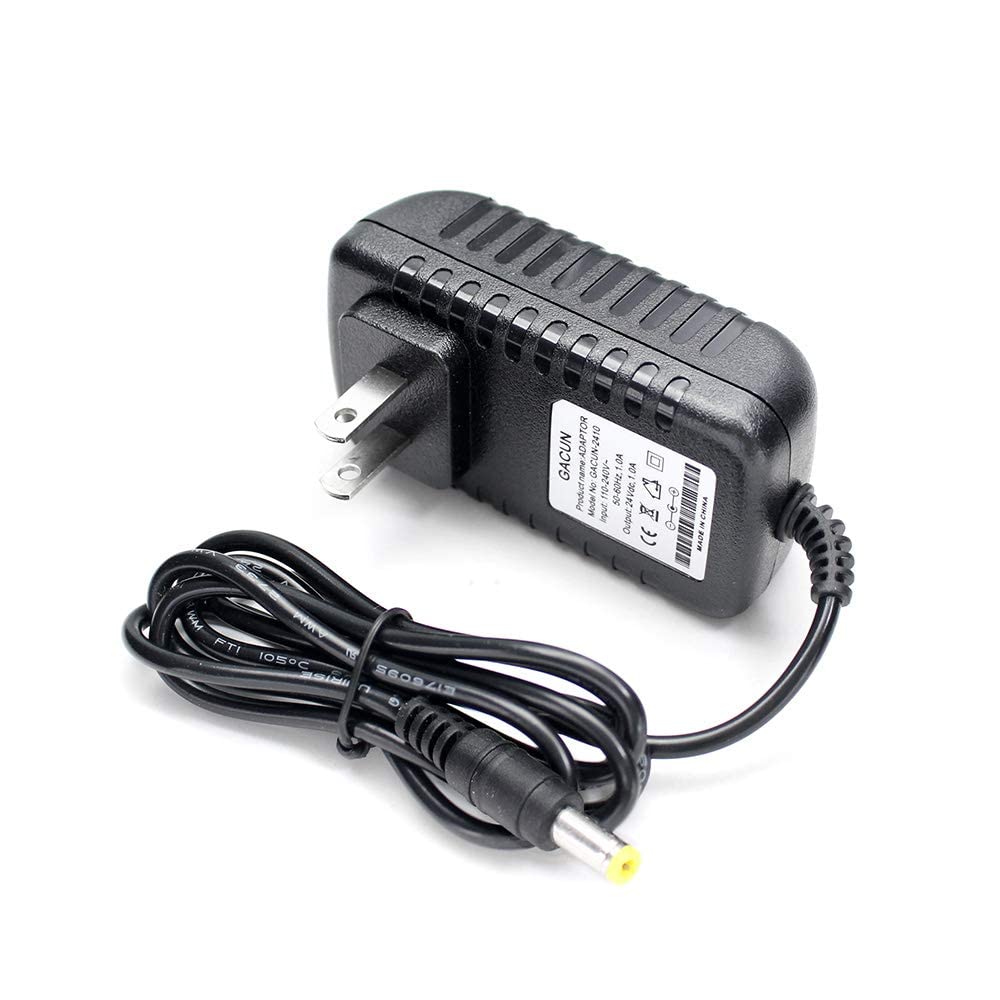Photo 1 of 24V 1A Power Supply Adapter, Durable and Compatible with 100-240V AC to DC 24 Volt Power Cord and Plug, 5.5x2.5mm/2.1mm Switching Charger 24vdc 1amp 50/60hz, 1000ma 800ma 600ma 500ma 400ma Available