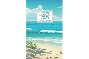 pocket planner 2024-2025: 2 year Pocket Calendar January 2024 to December 2025