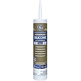 GE Sealants & Adhesives GE5000 Advanced Silicone 2 Window & Door Sealant, 10.1oz, Clear, 10 Fl Oz