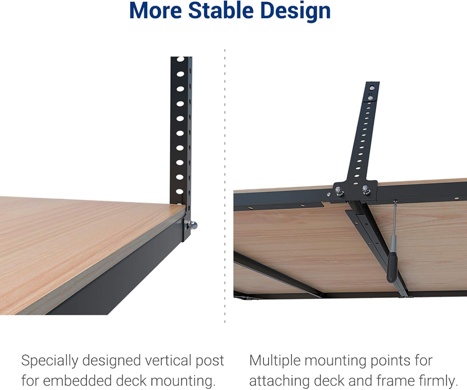 FLEXIMOUNTS 4x8 Overhead Garage Storage Rack without Decking Adjustable Ceiling Garage Rack Heavy Duty, 600lbs Weight Capacity 96" Length x 48" Width x (22''-40" Ceiling Dropdown), Black - - 