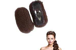 Lyyxjsltd 2 Pack Hair Base Sponge Volume Bump Inserts Hair Bases Pads Styling Clip Accessories Puff Head Cushion Styling Tool