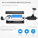AUTO-VOX TW1 True Wireless Backup Camera Kit 5 Min Install 720P Night Vision view 6