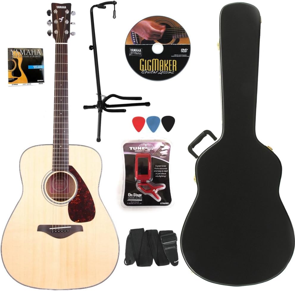 Yamaha Fg700S Folk Acoustic Guitar Bundle - Yamaha Fg700s Acoustic Guitar Complete Bundle Pack Amazon Ca Musical Instruments Stage Studio