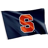 Desert Cactus Syracuse University SU Flag - 3 x 5 Feet Orange Banner, Indoor/Outdoor Durable Fabric, 100% Polyester Design (Style 1)