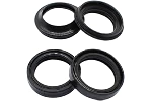 Cyleto Front Fork Oil Seal and Dust Seal Kit 38 x 50 x 11mm for Yamaha XJ700 / XJ700X 1985 1986 XV750 / XV750C Virago 750 1988 1989 1990 1991 1992 1993 1994 1995 1996 1997