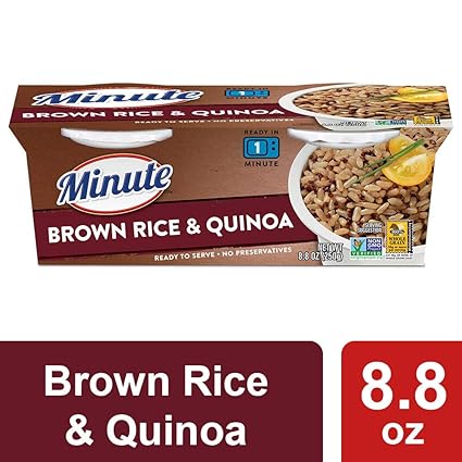 Amazon Com Minute Ready To Serve Brown Rice Quinoa 2 4 4 Oz