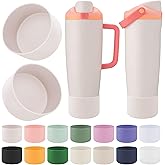 BKBY 2PCS Silicone Boot Compatible with Owala 30oz & 40oz FreeSip Sway Bottles & Tumblers, Protective Anti-Slip Bottom Cover Sleeve for Freesip Sway Tumbler