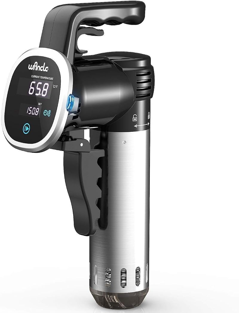 Wancle Sous Vide Precision Cooker Immersion Circulator Black 0.1°C