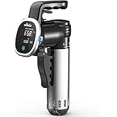 Sous Vide Cooker, Wancle Thermal Immersion Circulator, Accurate Temperature Digital Timer, Ultra-quiet, 850 Watts, 120V, Stai