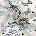 Bestpriceam Women Lady Chiffon Butterfly Print Neck Shawl Scarf Scarves Wrap Stole (White)