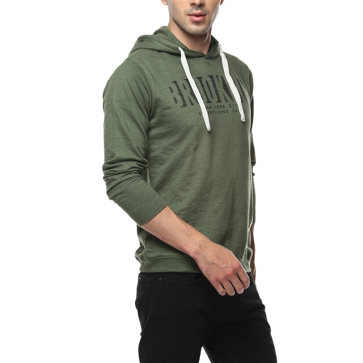 elaborado hooded cotton tshirt