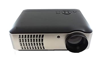 BOSS 5500 Lumen Portable 1080P Multimedia Projector for Smart HD, TV and Home Theater (White)