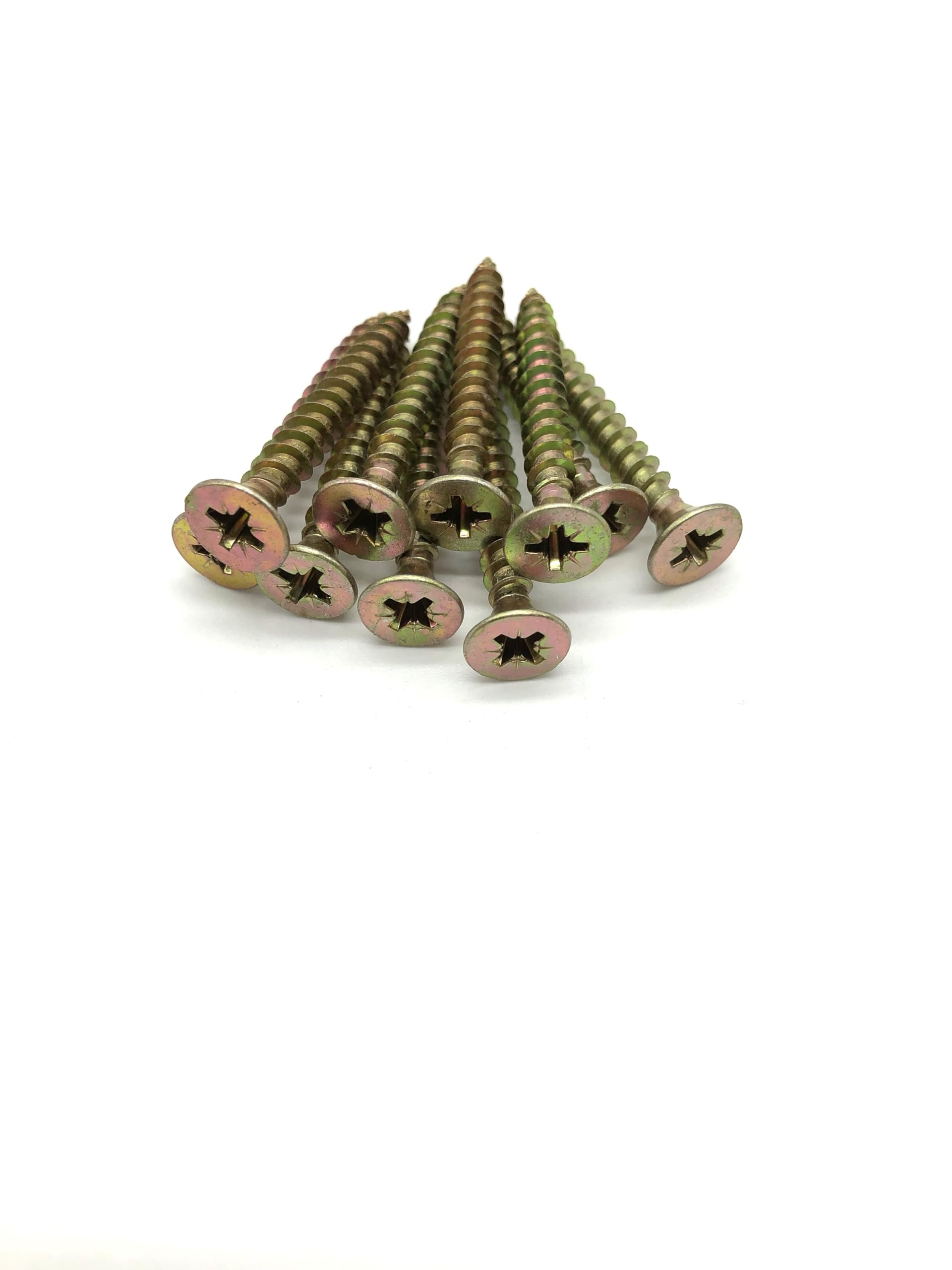 Jones DIY 200 Pcs Box of Wood Screws 5mm x 40mm Double Countersunk Premium Easy Drive Woodscrews