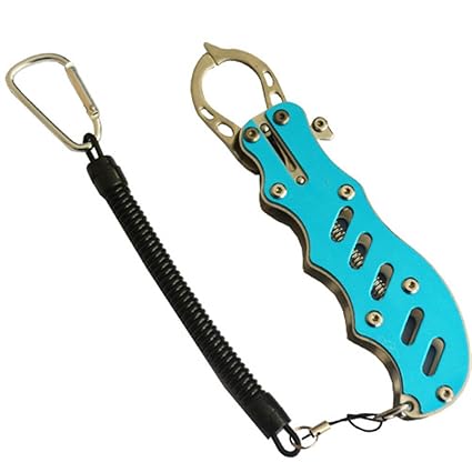 BrilliantDay Fischgreifer Fishing Gripper Beweglicher Edelstahl Fisch Lip Greifer Grabber Fischen-Werkzeug