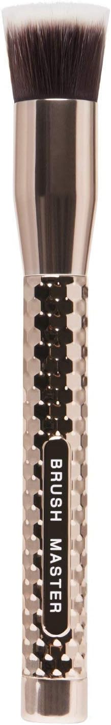 Foundation Makeup Brush Flat Kabuki — Foundation Cosmetic Contour Blending Makeup Brush — Perfect with Soft Synthetic Bristles for Liquid Cream and Powder