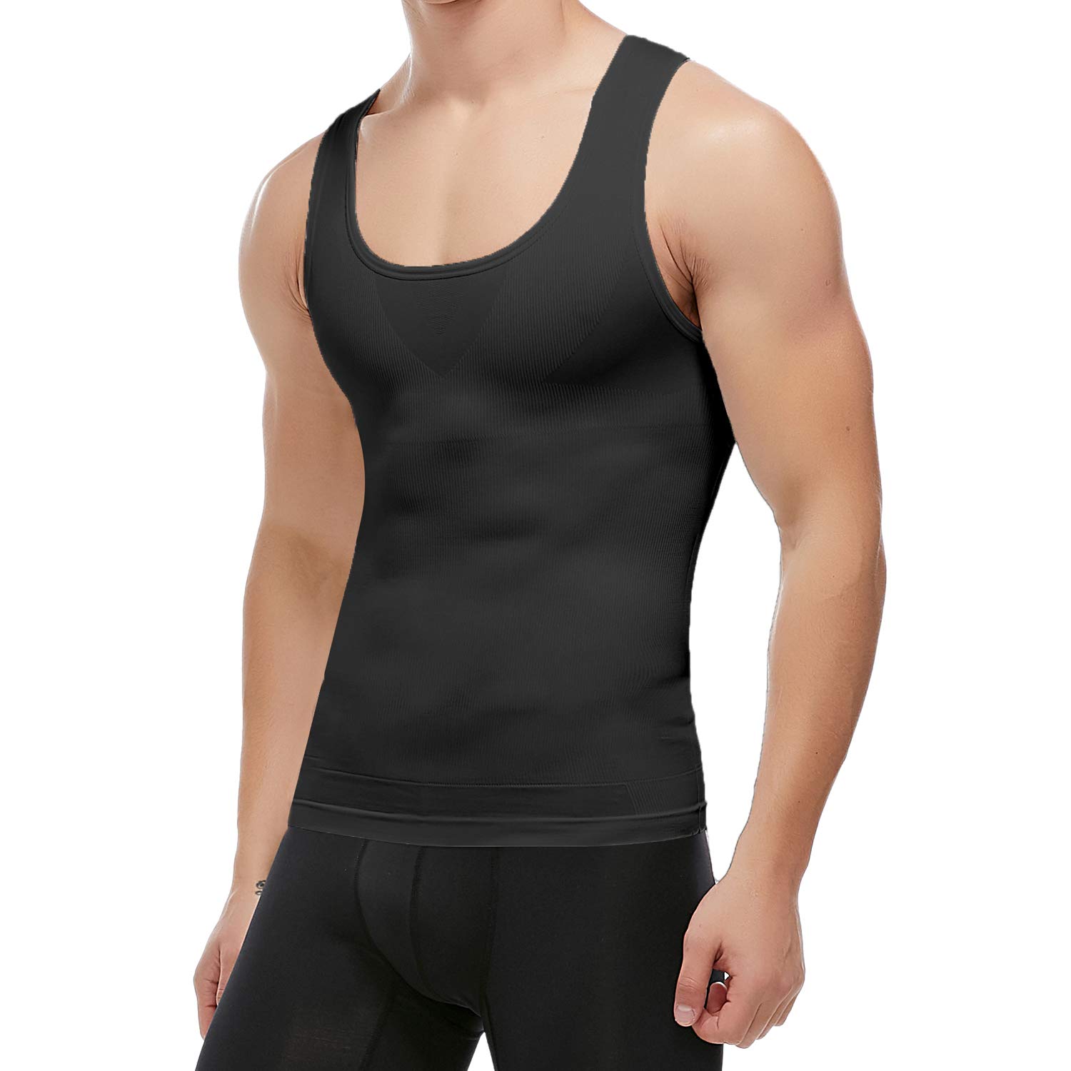 KIWI RATA Seamless Compression Shirt Slimming Body Shaper