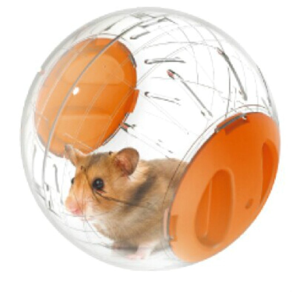 emours Run-About Mini 4.8 inch Small Animal Hamster Run Exercise Ball (orange)
