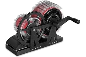 Manual Drum Carder for Wool - Hand Crank Fiber Blending Machine for Spinning, Felting & DIY Crafts